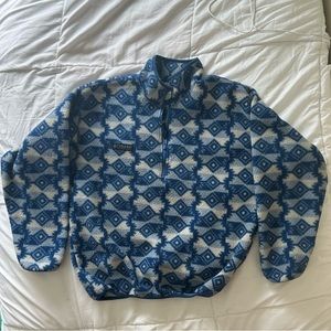 Columbia Blue Vintage Quarter Zip